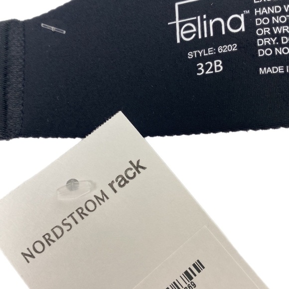 Nwot | Felina 'Hint of Skin 6202' Underwire Strapless Bra Size 32B - Picture 6 of 6